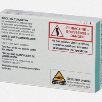 Periactin cyproheptadine